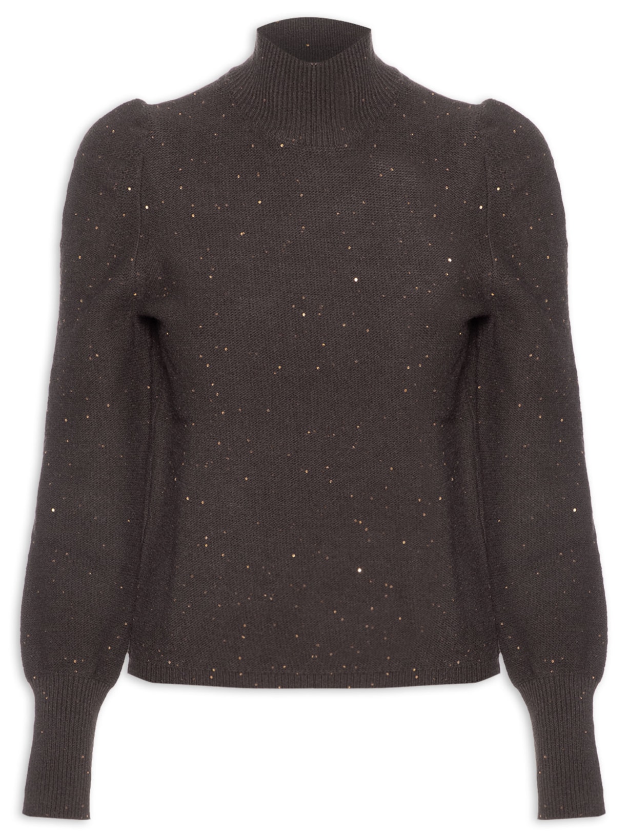 Blusa Feminina Luna Bufante - Marrom