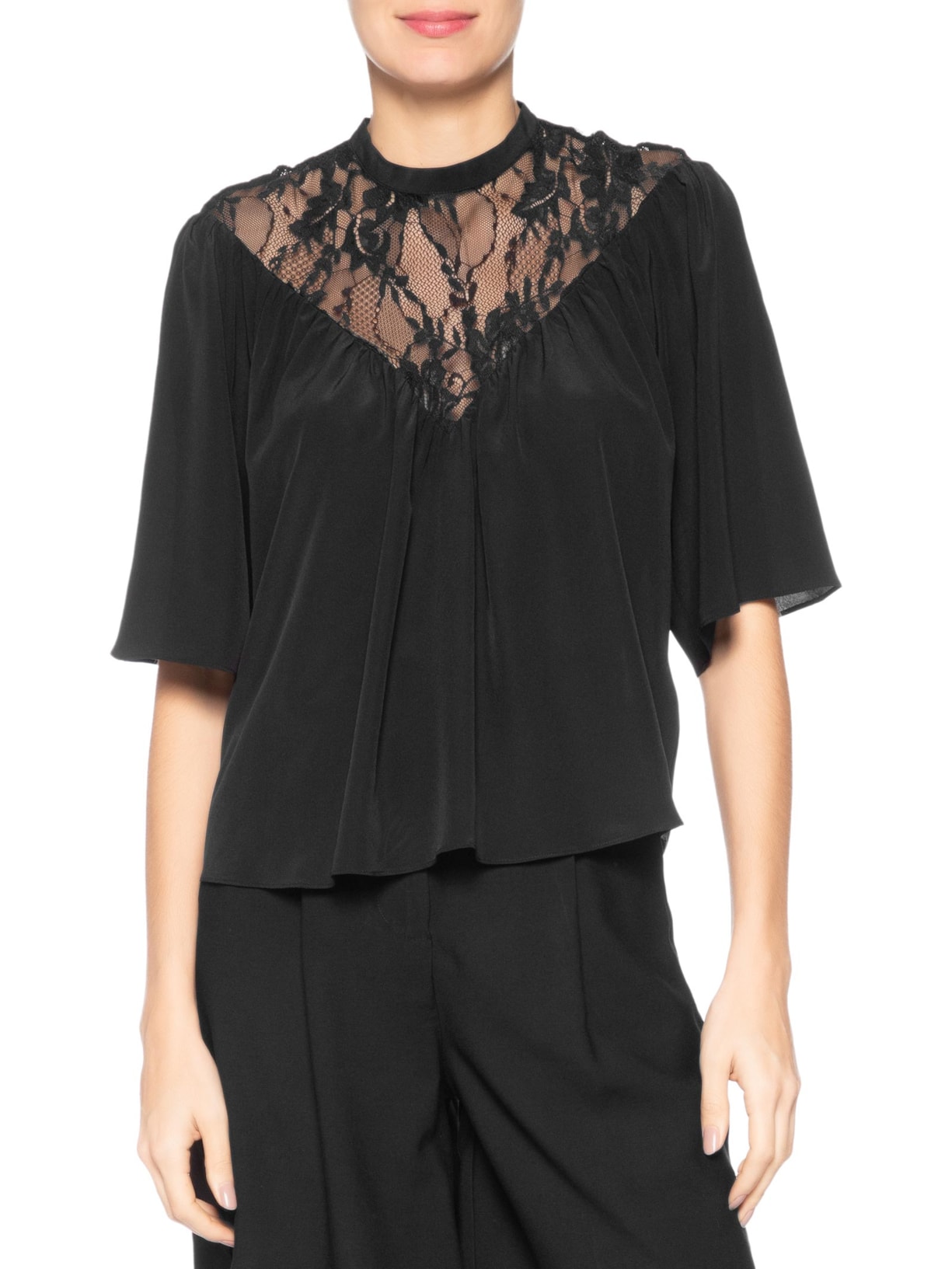 Blusa Feminina  Magnolia – Preto Le Lis