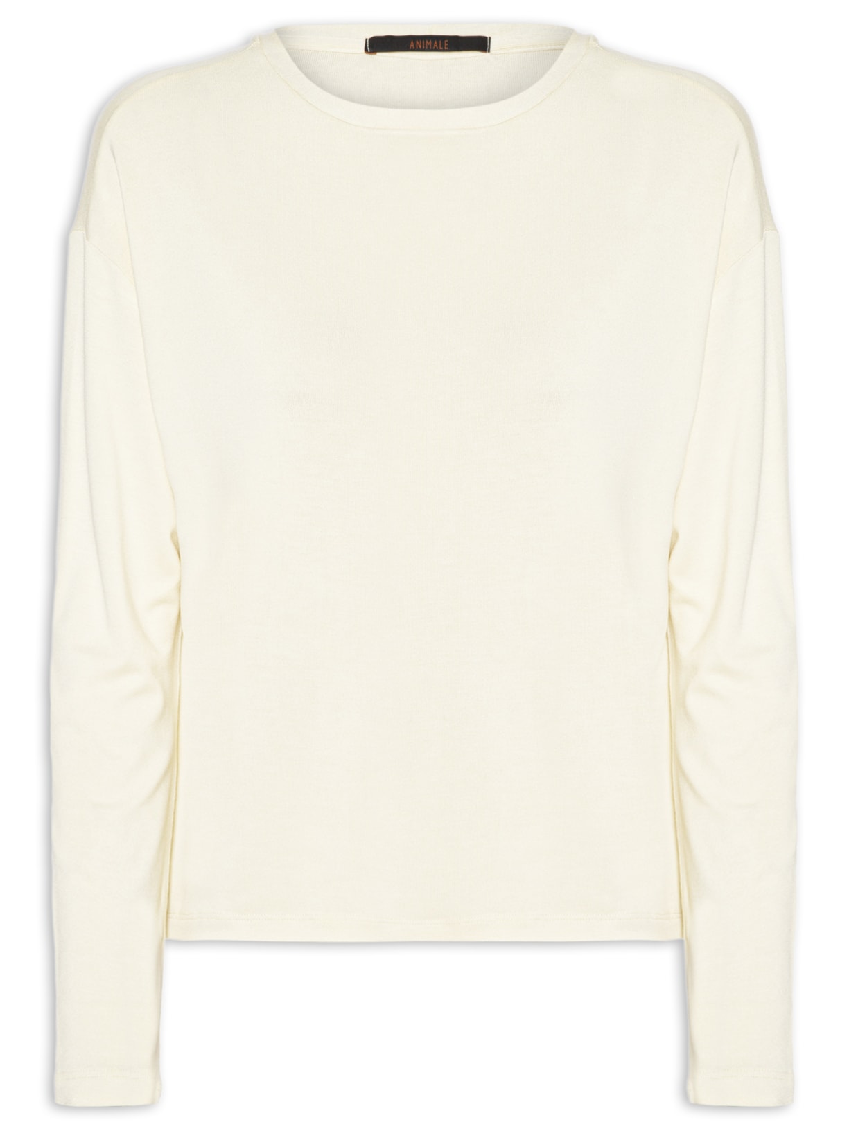 Blusa Feminina Malha com Manga Deslocada - Amarela