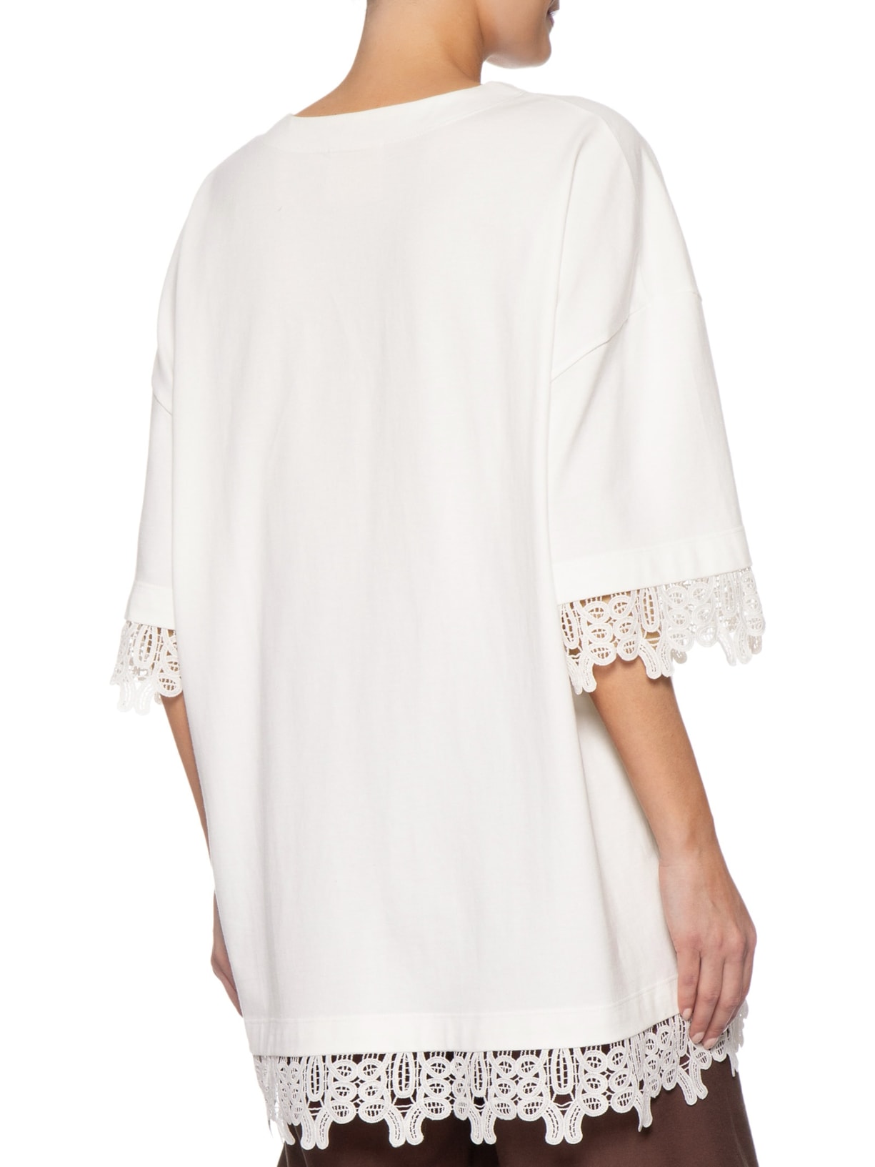 Blusa Feminina Malha Cotton Branco Paula Raia