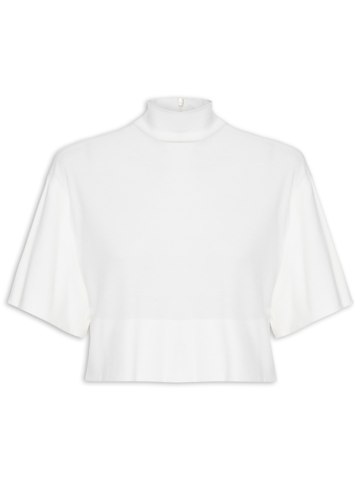 Blusa Feminina Malha Crepe - Branco