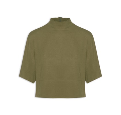 Blusa Feminina Malha Crepe - Verde