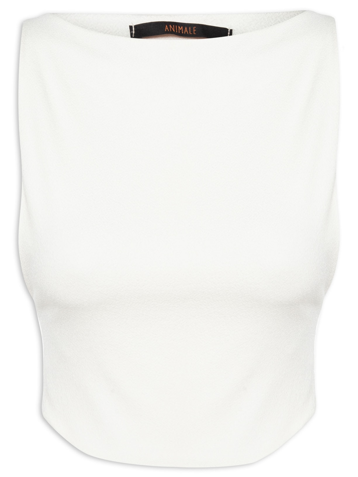 Blusa Feminina Malha Cropped - Branco