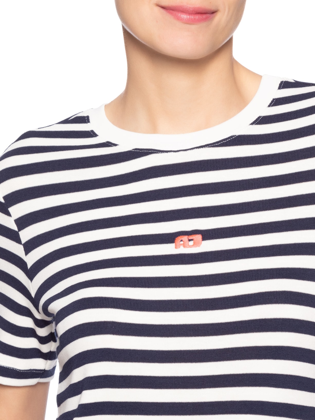  Blusa Feminina Malha Listrada Azul Animale Jeans