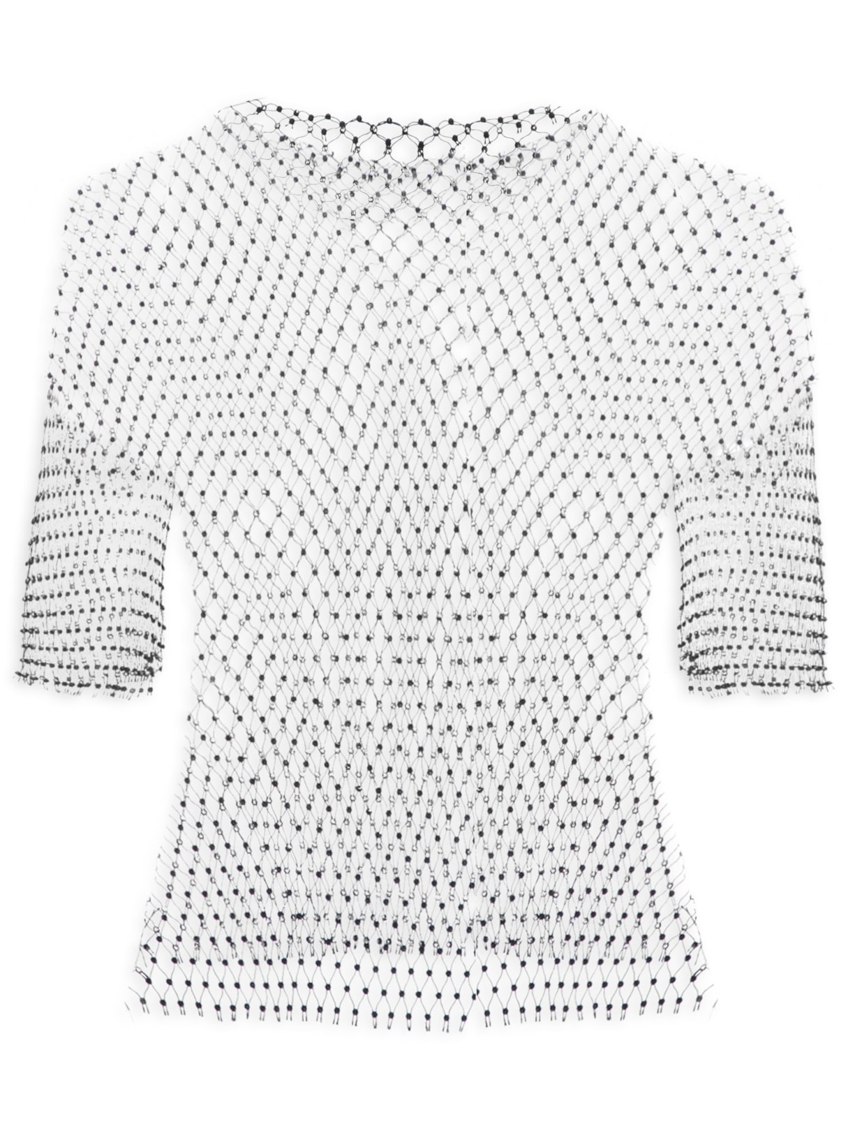 Blusa Feminina Malha Metálica Carnaval - Preto