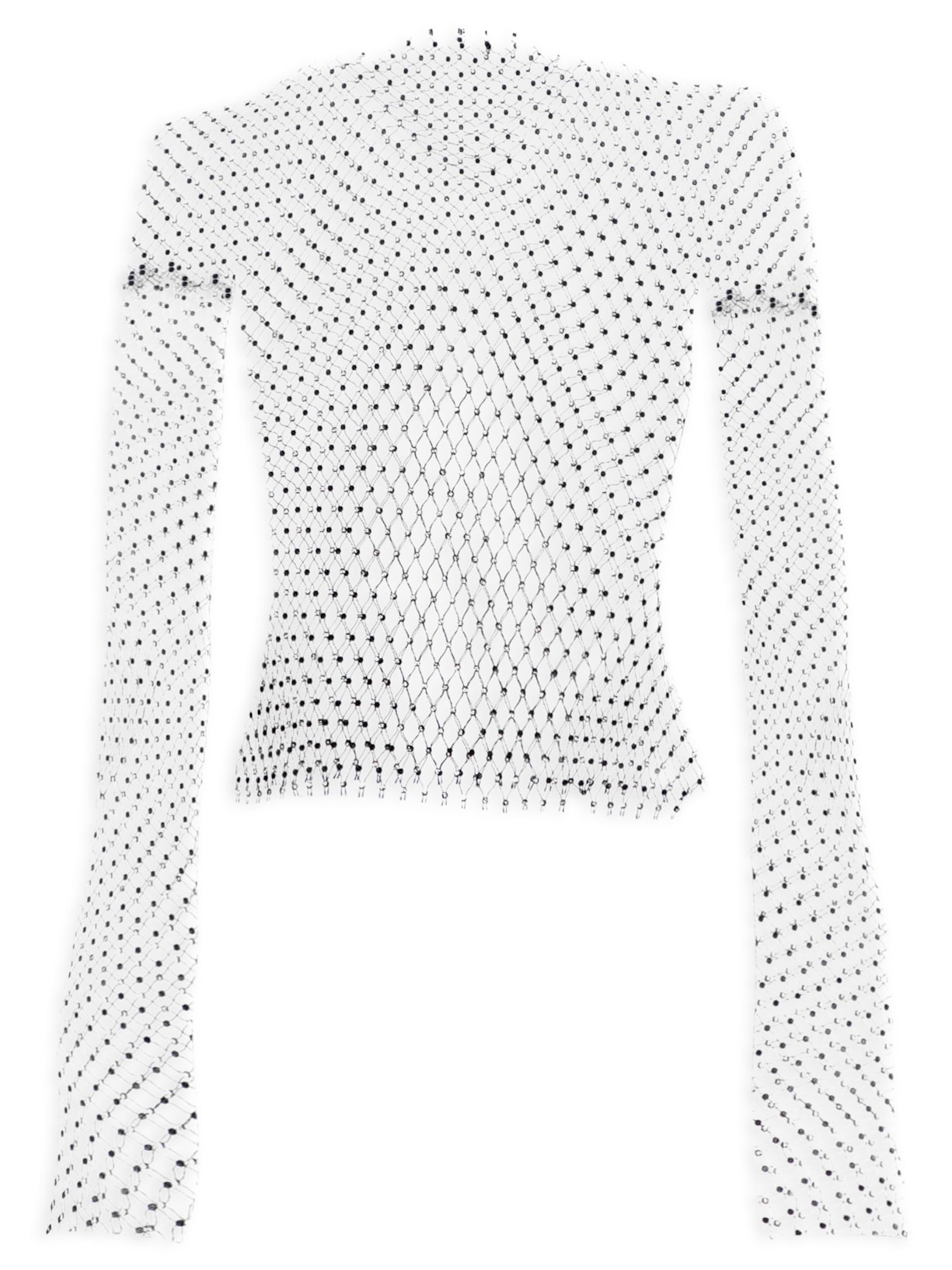 Blusa Feminina Malha Metálica Carnaval - Preto