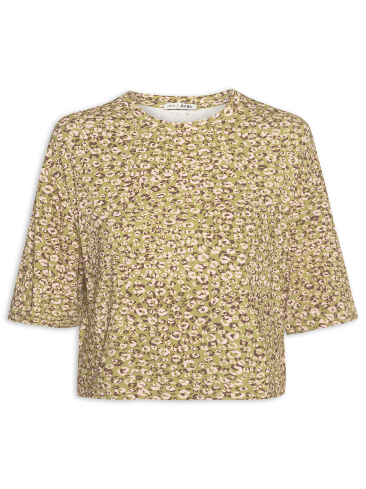 Blusa Feminina Malha Onça Duo Oasis E Mink - Verde