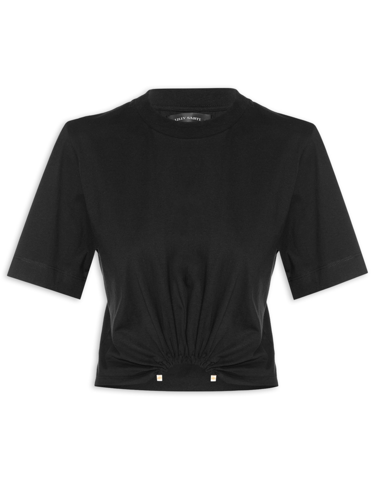 Blusa Feminina Malha Piercing - Preto