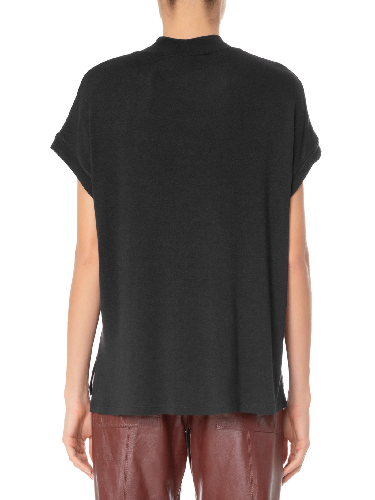 Blusa Feminina Malha Pietra Basic Preto Animale