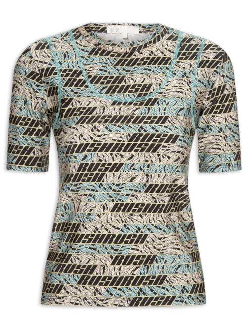 Blusa Feminina Malha Rush Sophie - Azul