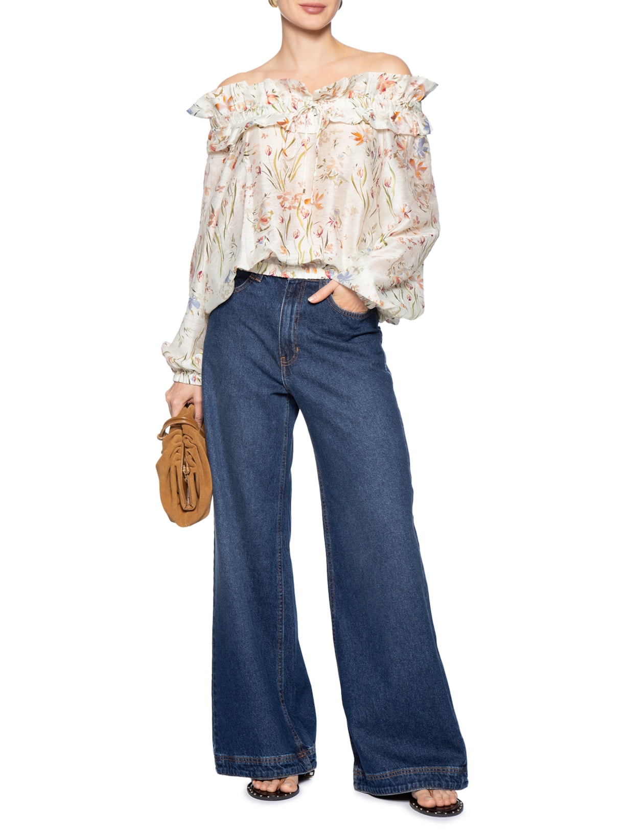 Blusa Feminina Malu Bege Le Lis