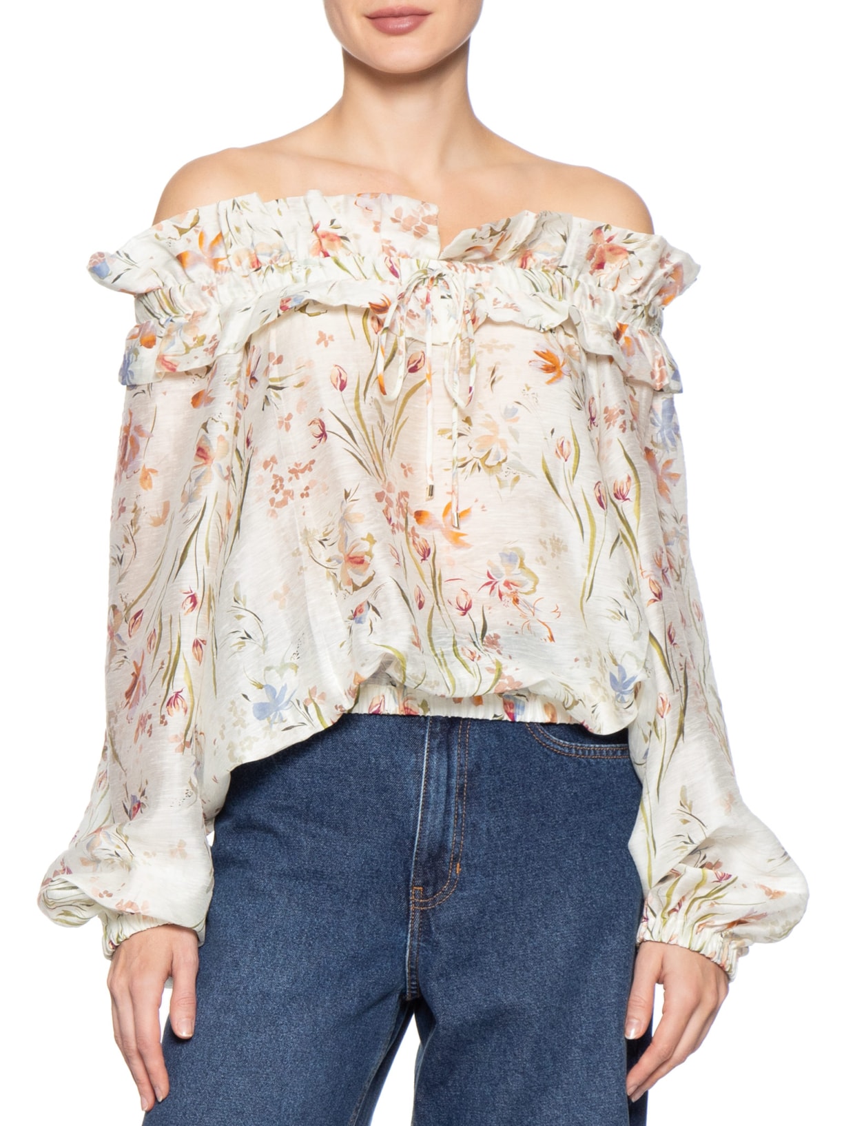 Blusa Feminina Malu Bege Le Lis