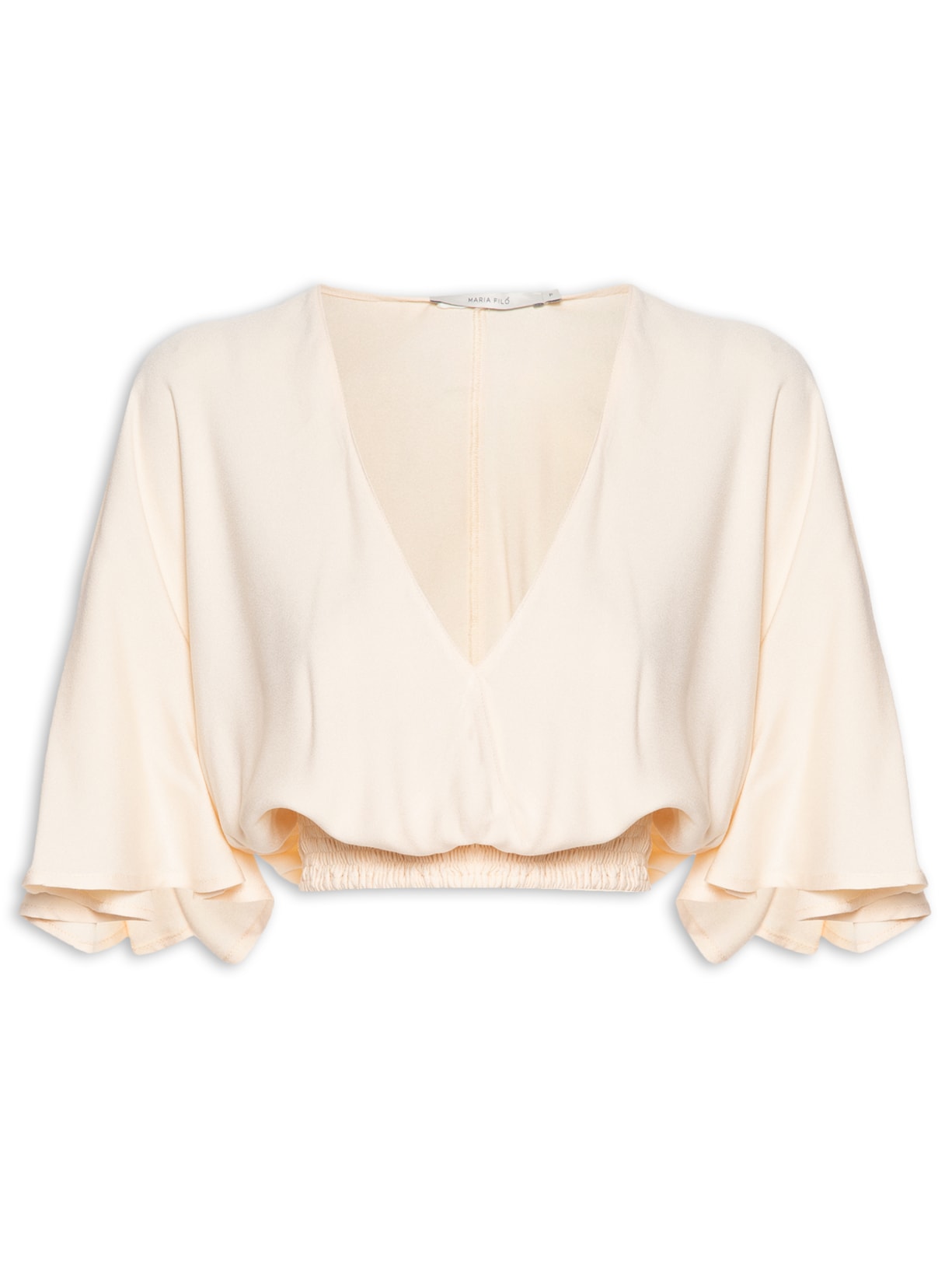 Blusa Feminina Manga Ampla - Bege