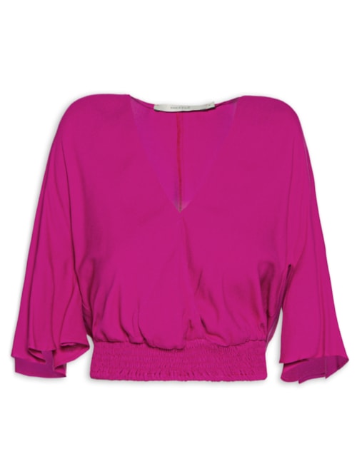 Blusa Feminina Manga Ampla - Rosa