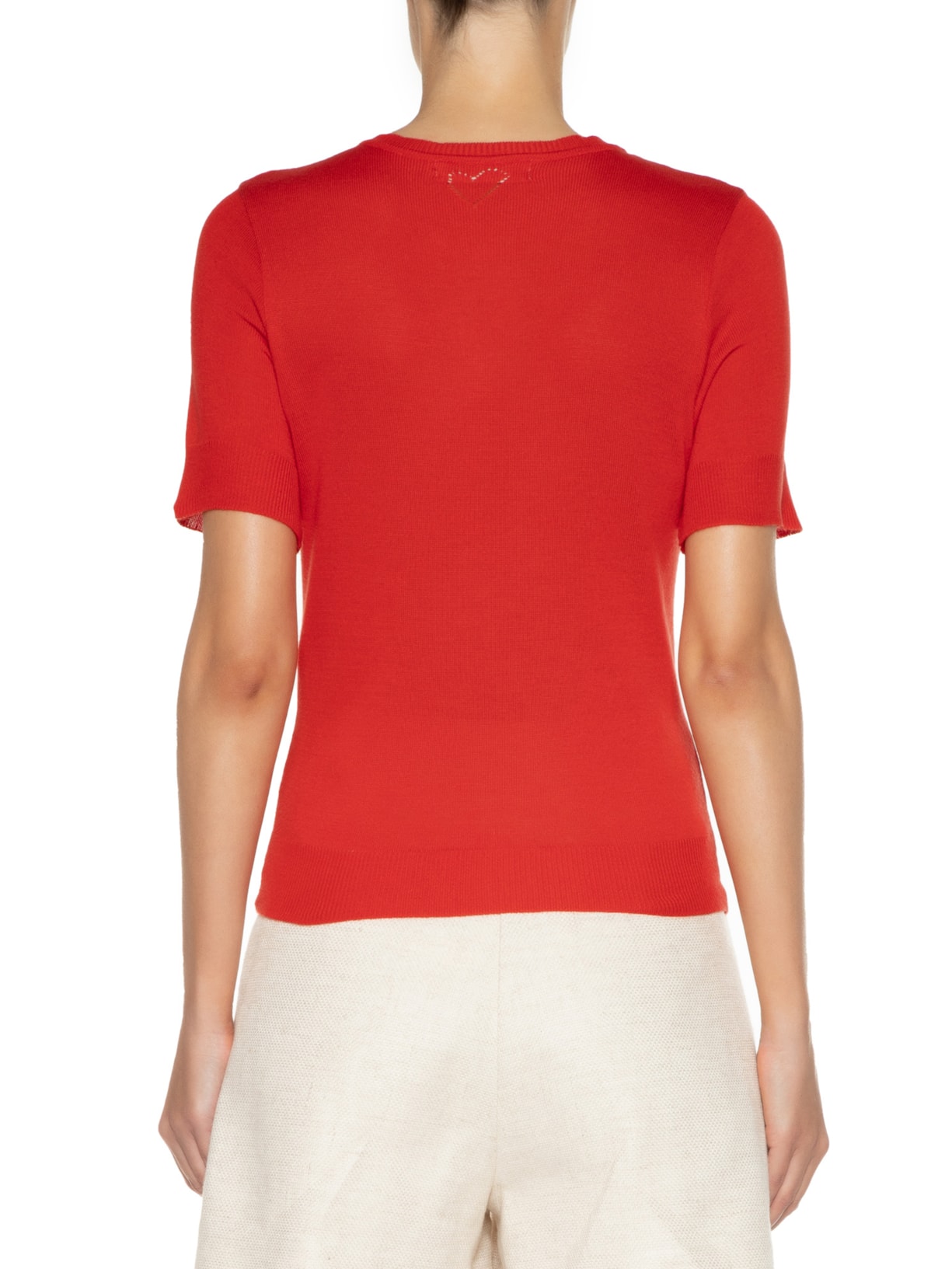 Blusa Feminina Manga Curta Basic Vermelho Twenty Four Seven