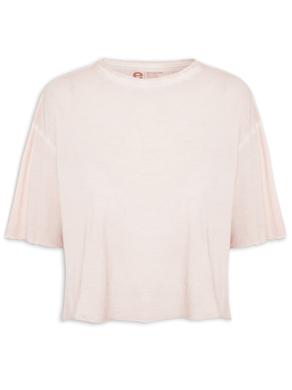 Blusa Feminina Manga Curta Cropped Old - Rosa