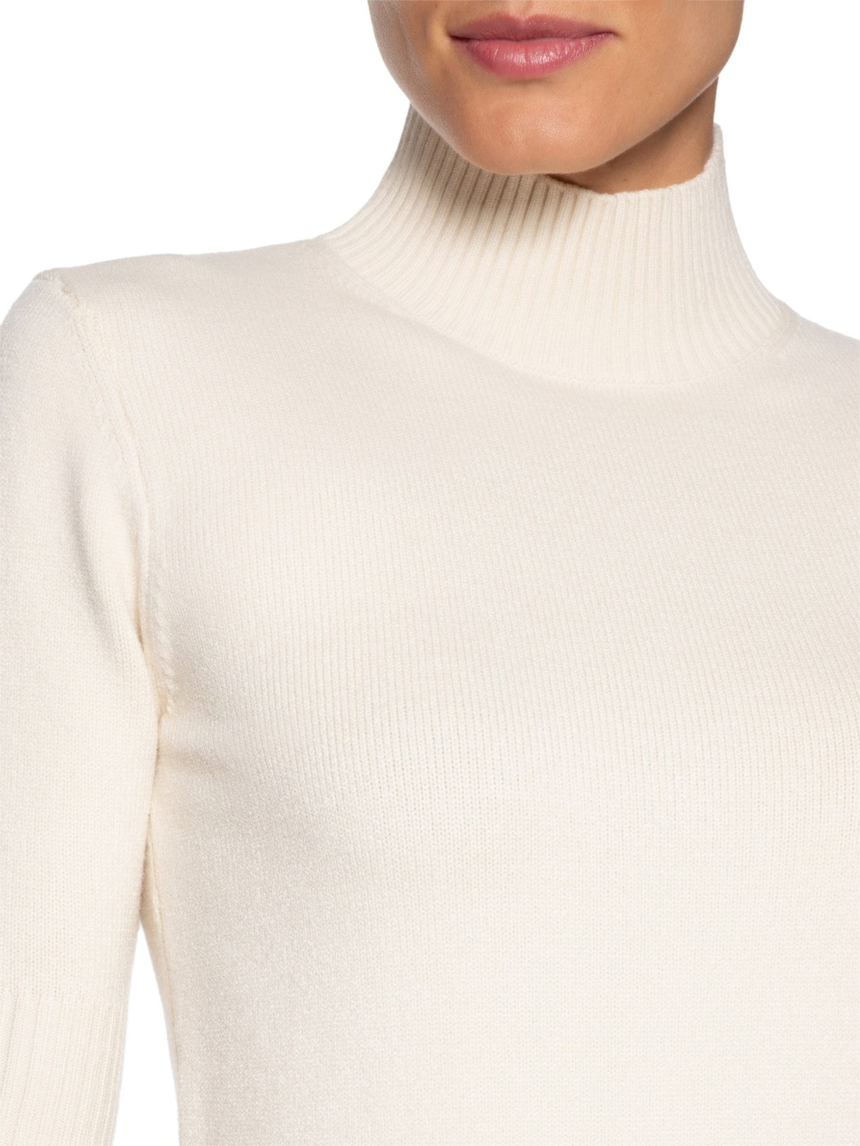 Blusa Feminina Manga Curta Gia Tricot Off White Bo.bô
