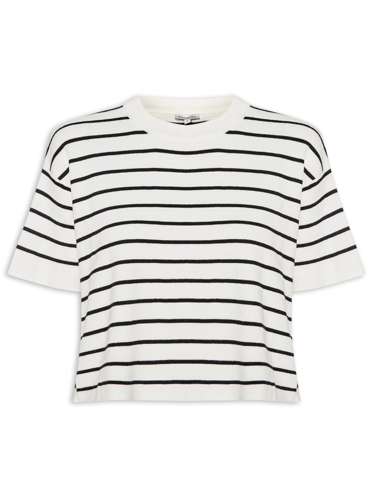 Blusa Feminina Manga Curta Luisa I - Branco