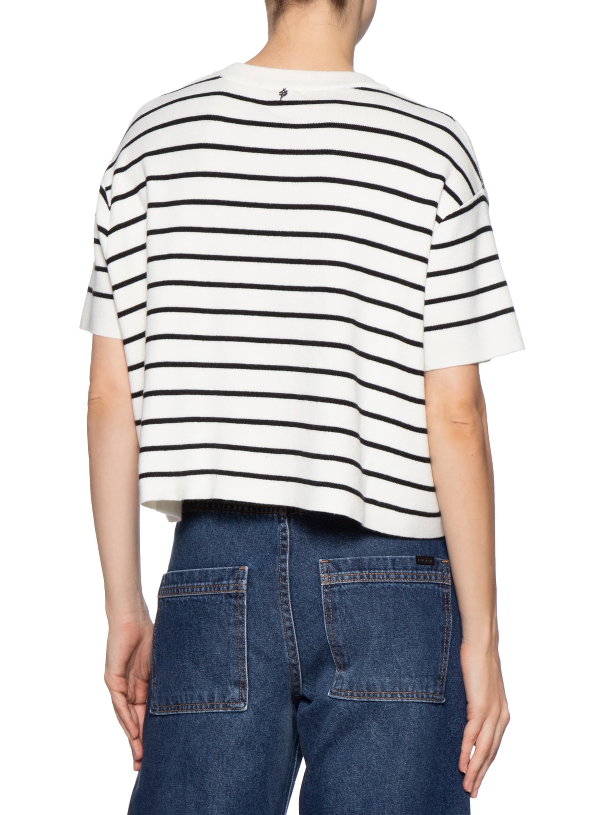 Blusa Feminina Manga Curta Luisa I Branco Le Lis