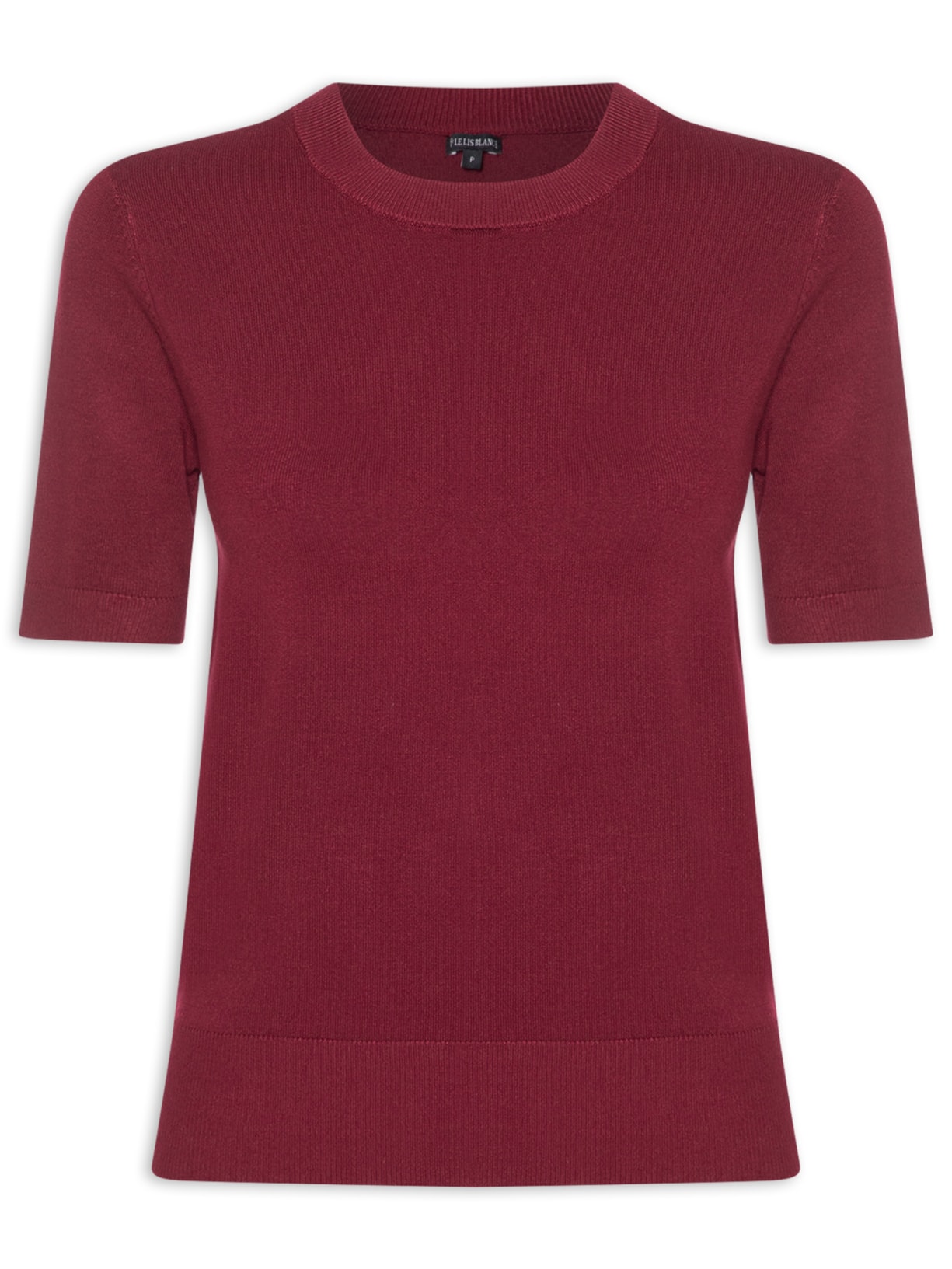 Blusa Feminina Manga Curta Olivia - Vermelho