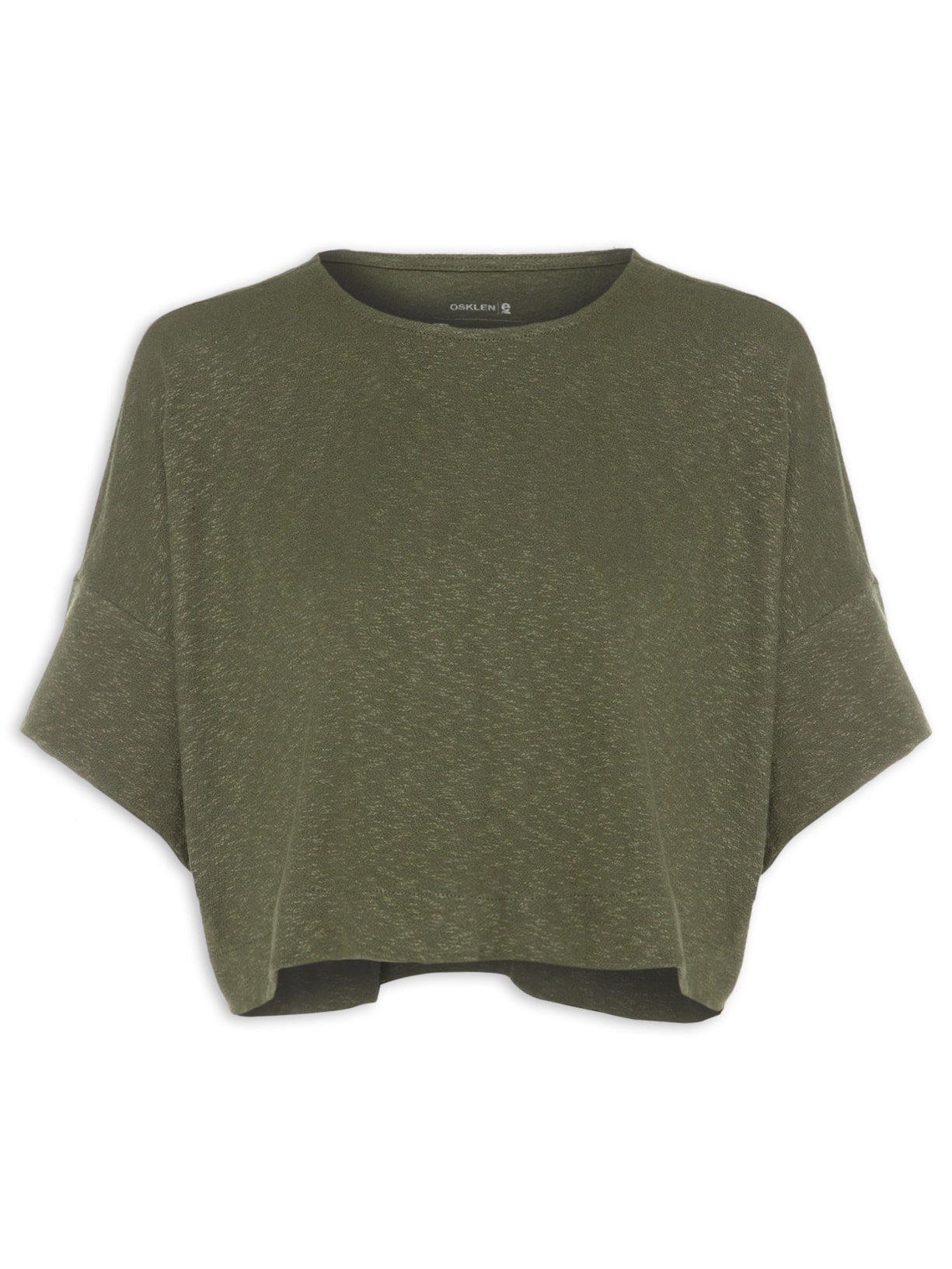 Blusa Feminina Manga Curta Over Rusty - Verde