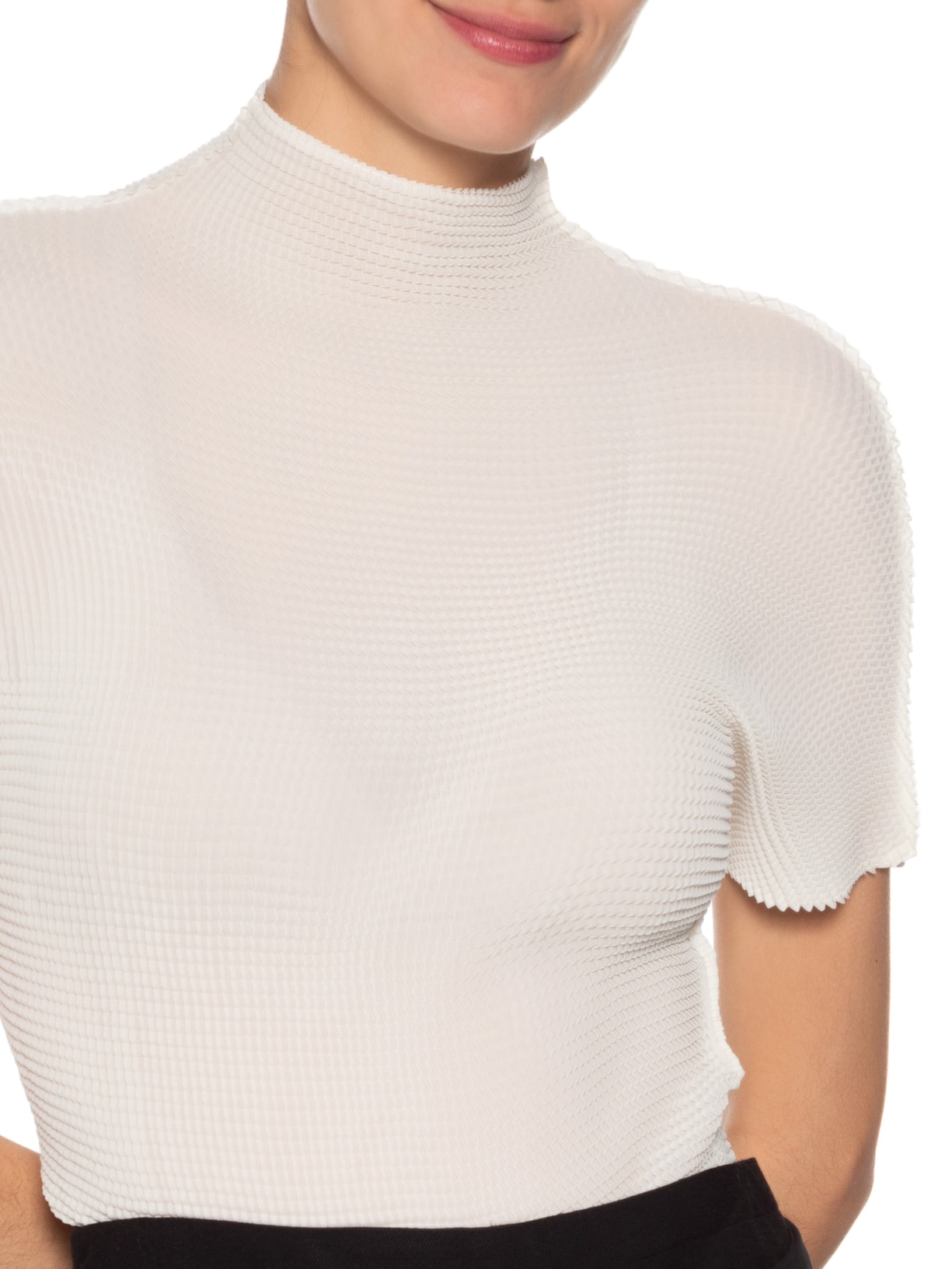 Blusa Feminina Manga Curta Pixel Off White Osklen