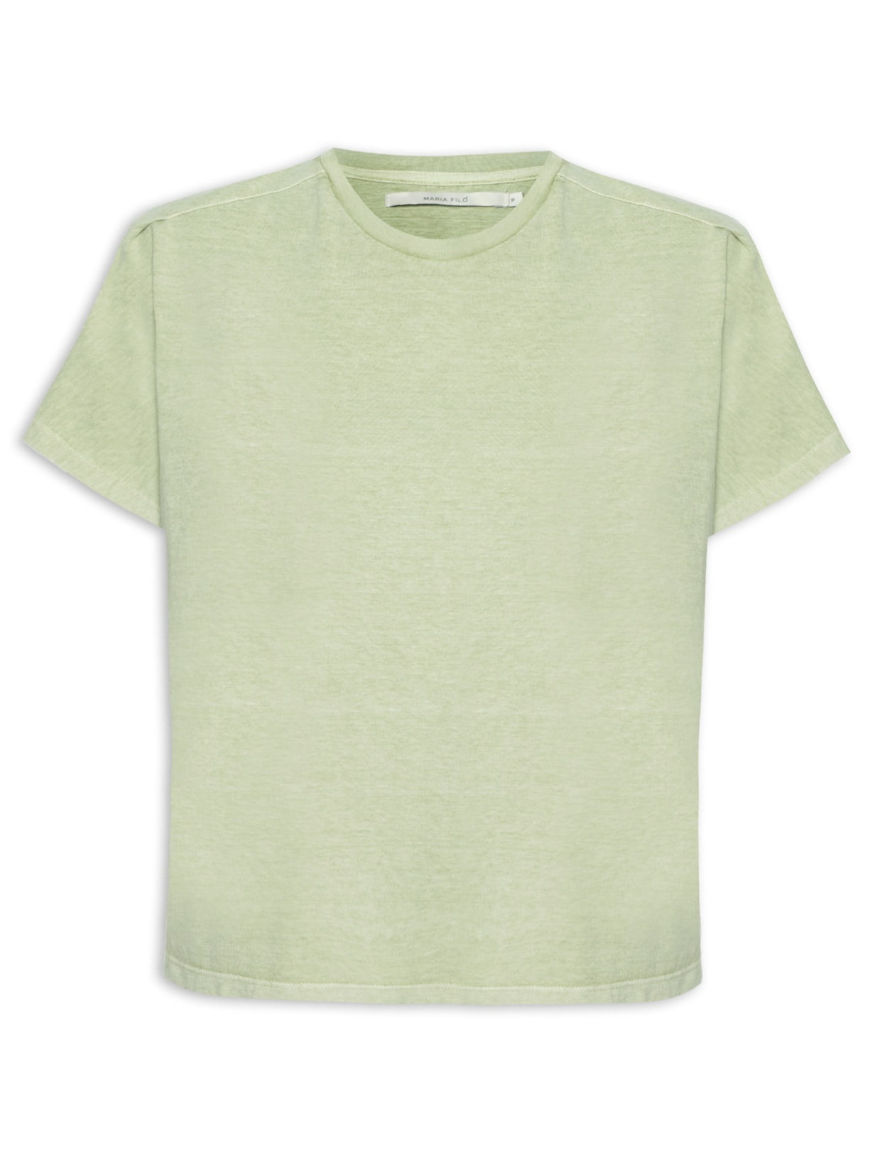 Blusa Feminina Manga Curta Pregas - Verde