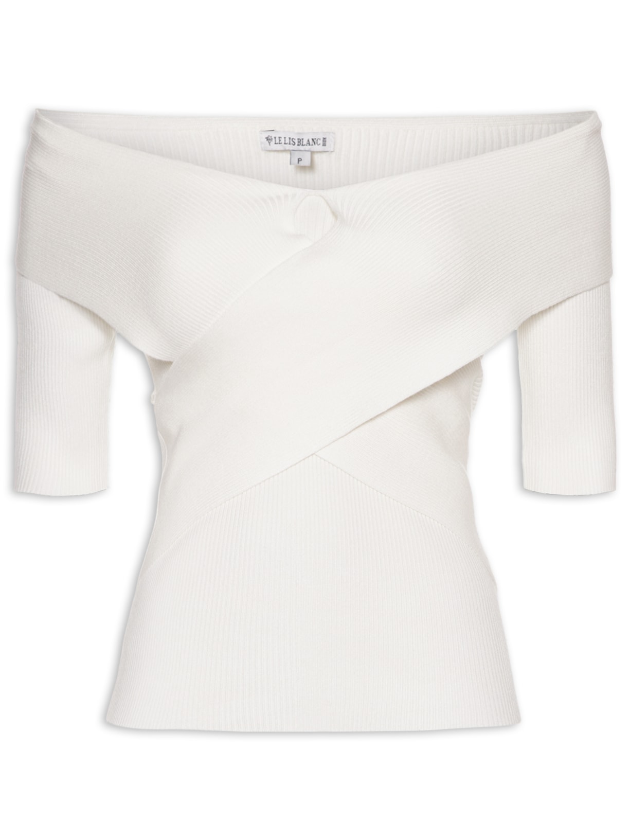 Blusa Feminina Manga Curta Sara II - Branco