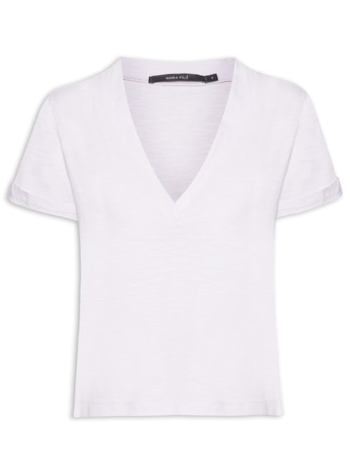Blusa Feminina Manga Dobrada Fenda - Lilás