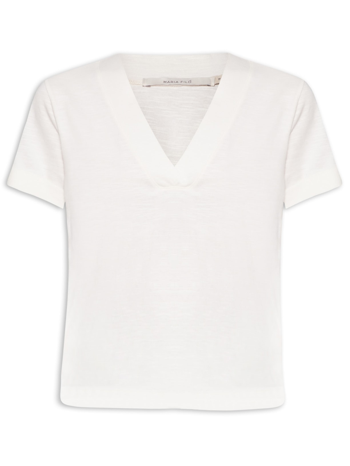 Blusa Feminina Manga Dobrada Fenda - Off White
