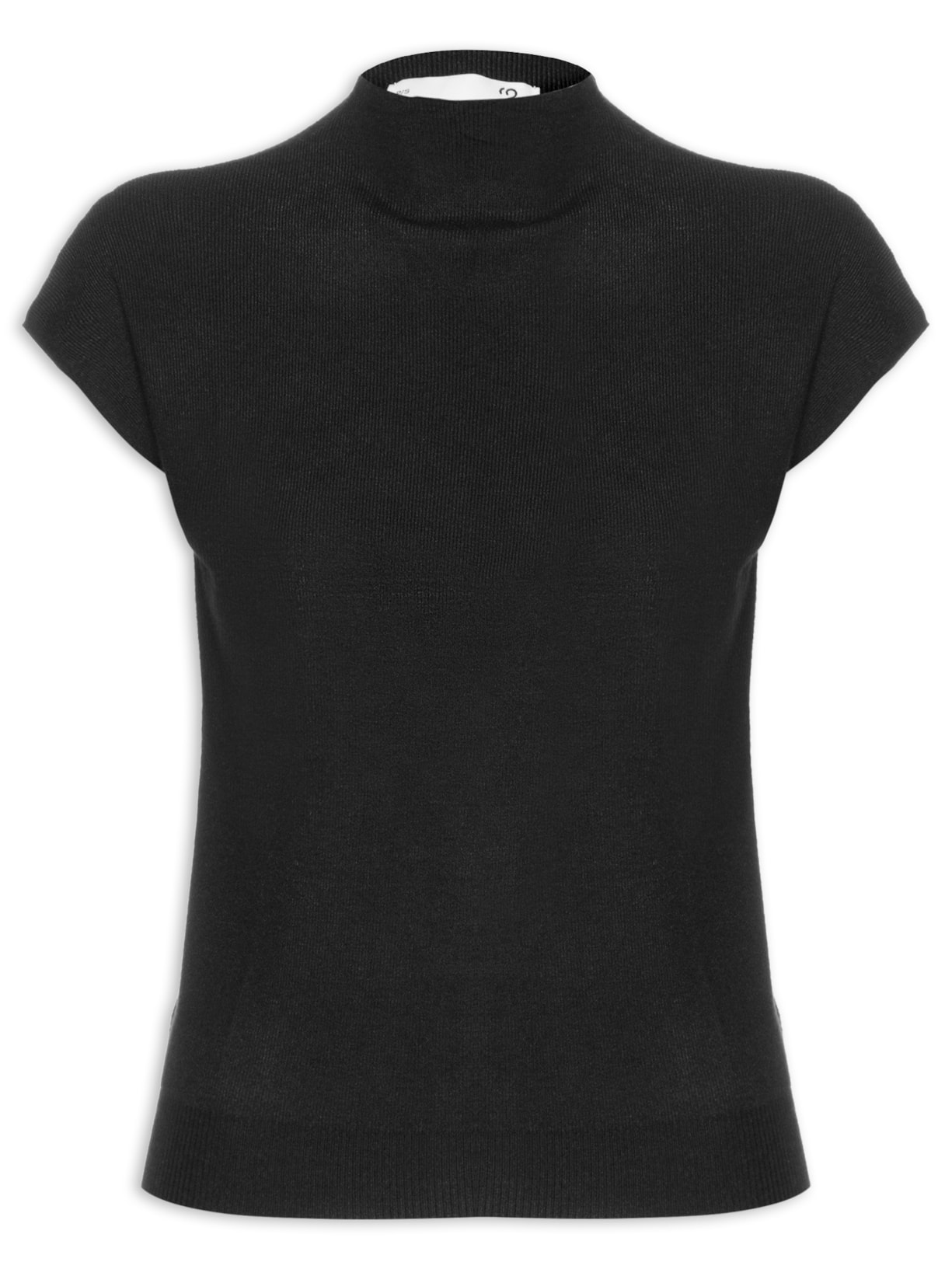Blusa Feminina Manga Japonesa em Tricot - Preto