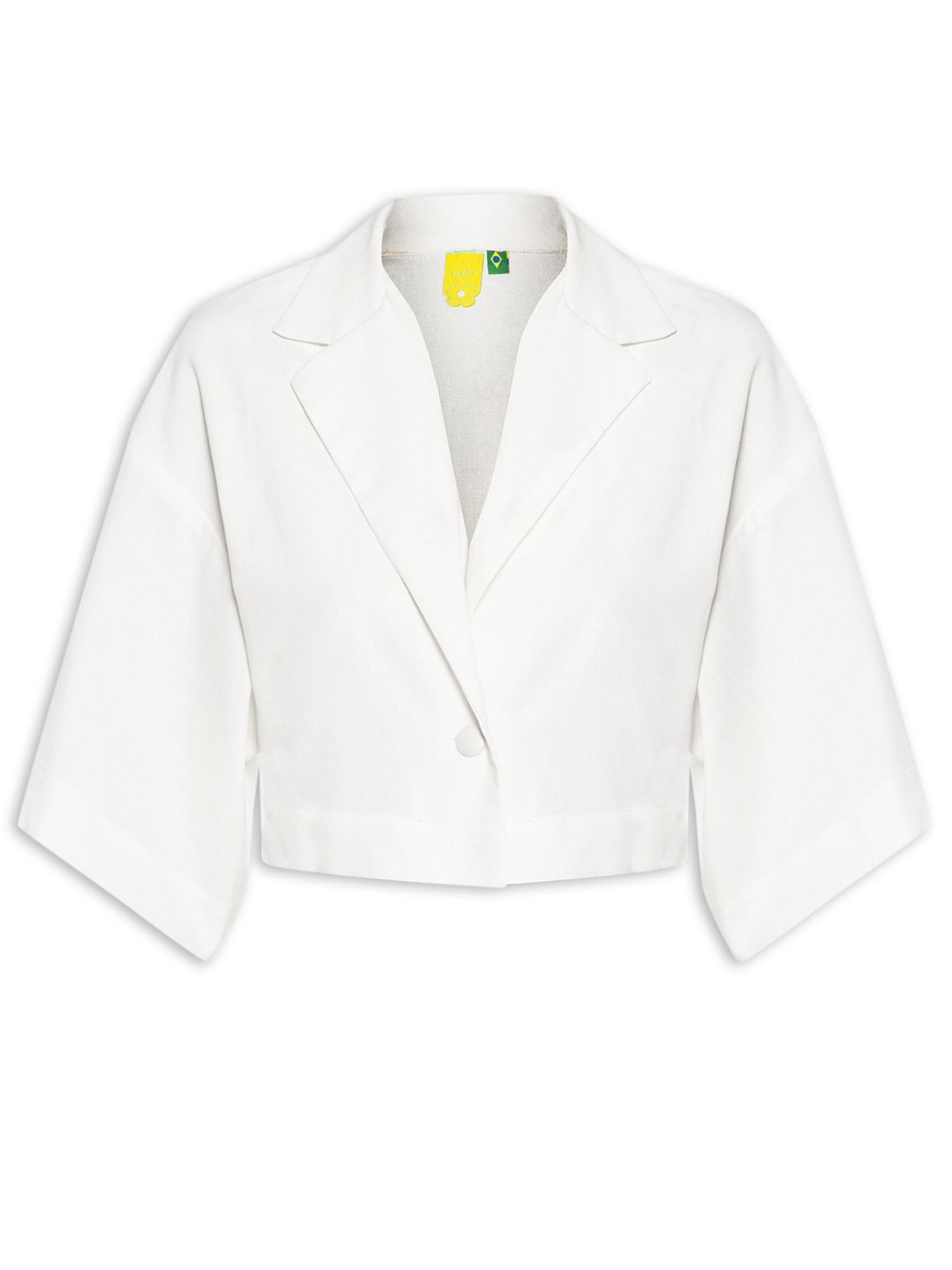 Blusa Feminina Manga Kimono - Off White