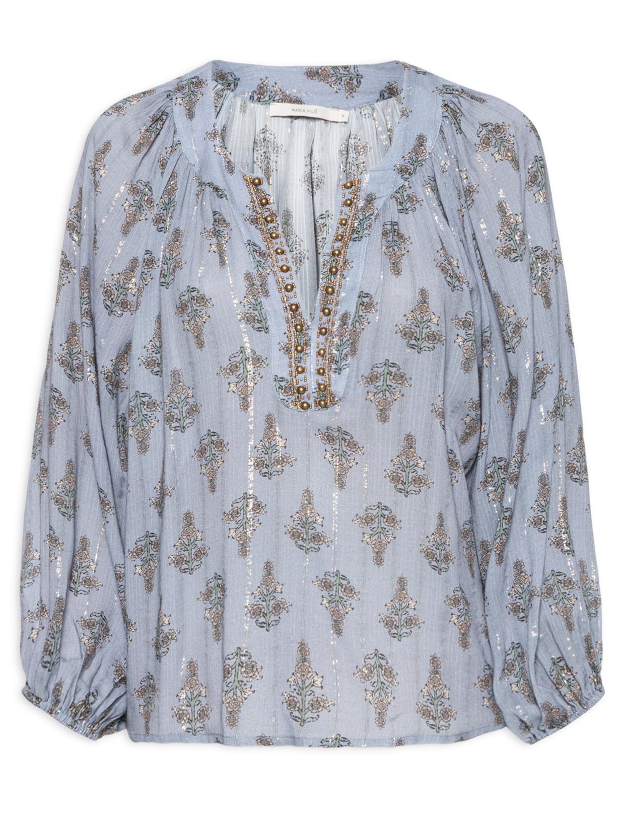 Blusa Feminina Manga Lavanda - Azul