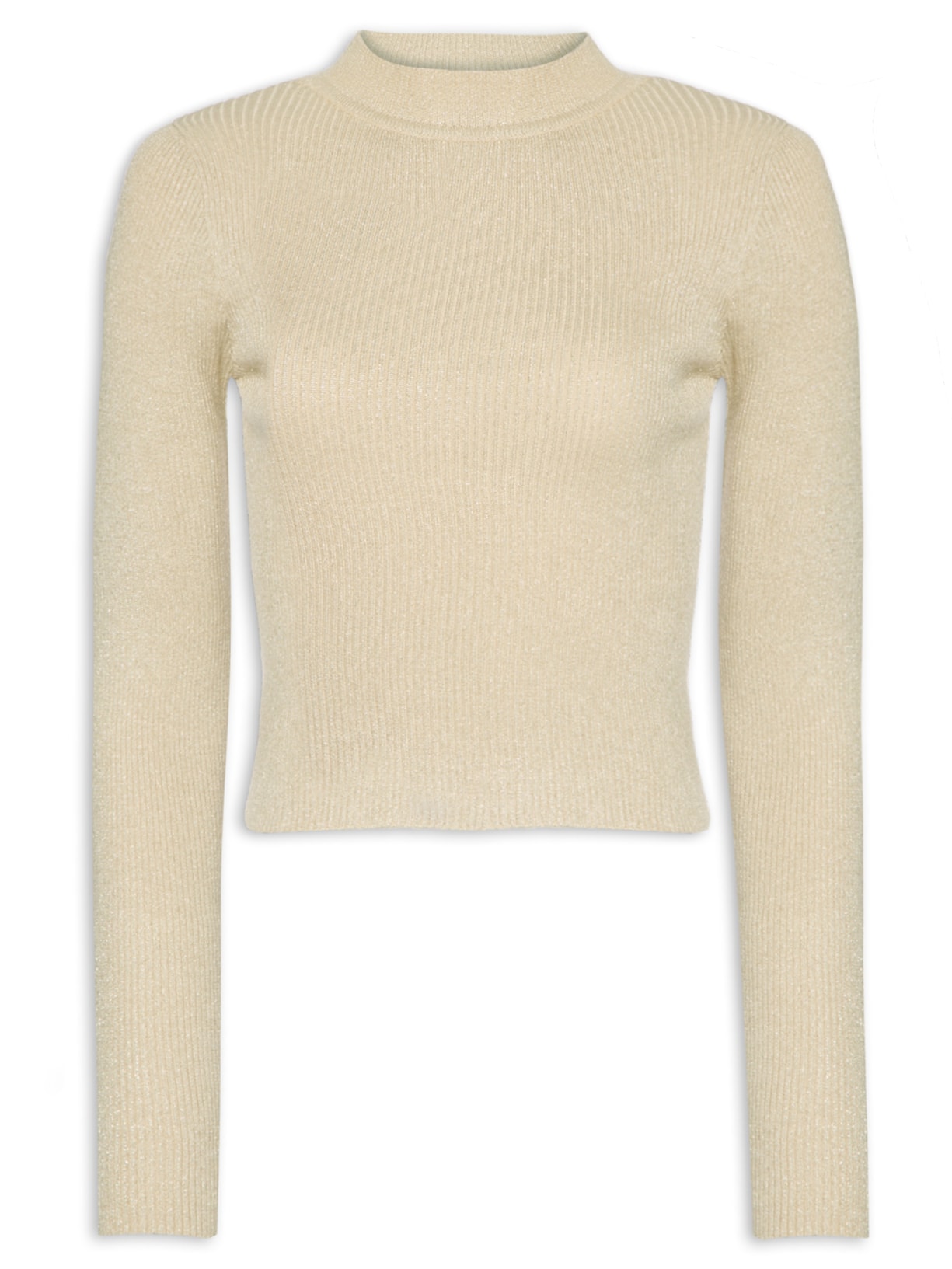 Blusa Feminina Manga Longa - Bege