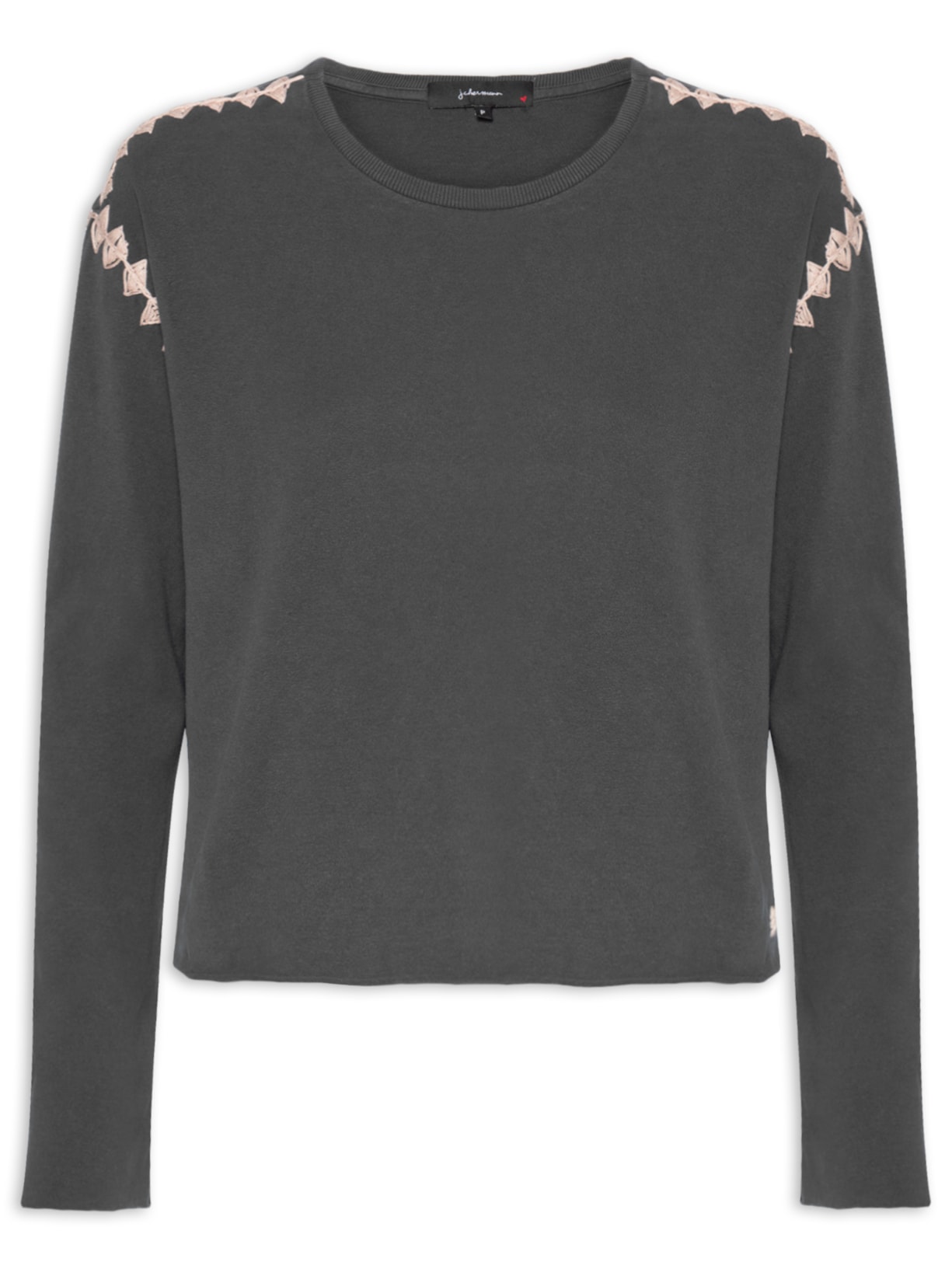 Blusa Feminina Manga Longa Betina - Preto