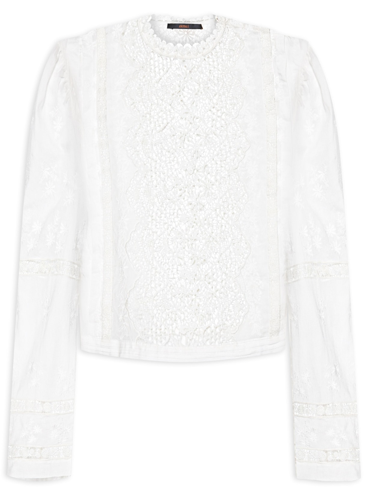 Blusa Feminina Manga Longa - Branco