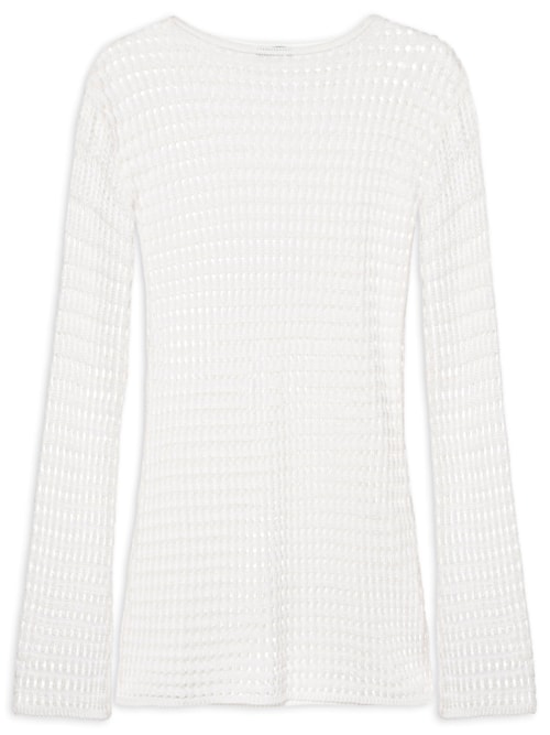 Blusa Feminina Manga Longa - Branco