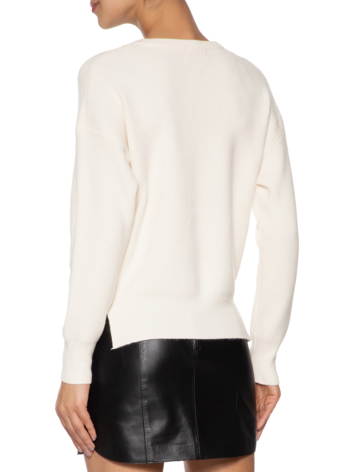 Blusa Feminina Manga Longa Em Tricot Off white Market 33