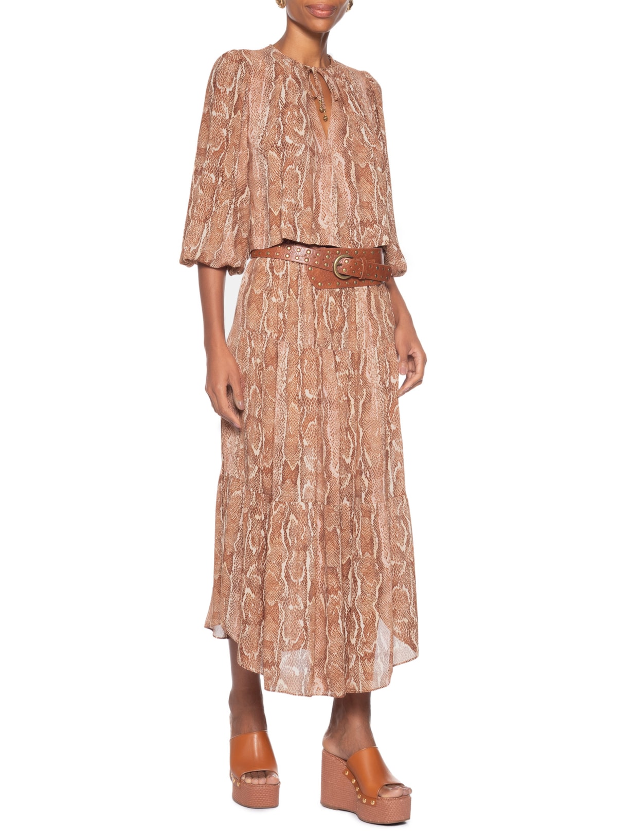 Blusa Feminina Manga Longa Ggc Estampa Suri Rosa Maria Filó