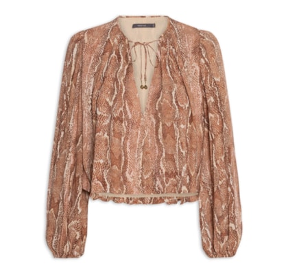 Blusa Feminina Manga Longa Ggc Estampa Suri - Rosa