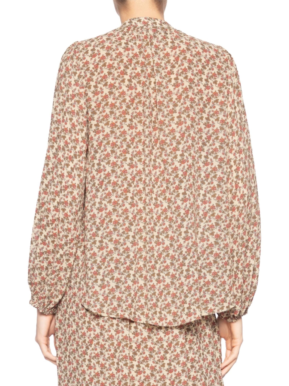 Blusa Feminina Manga Longa GGT Estampa Ticy Bege Maria Filó