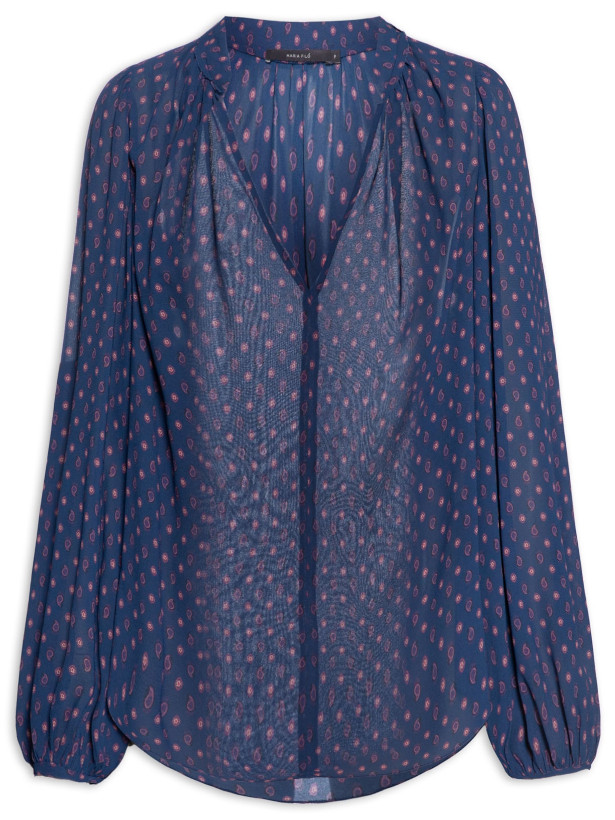 Blusa Feminina Manga Longa GGT Estampa Tuk Tuk - Azul