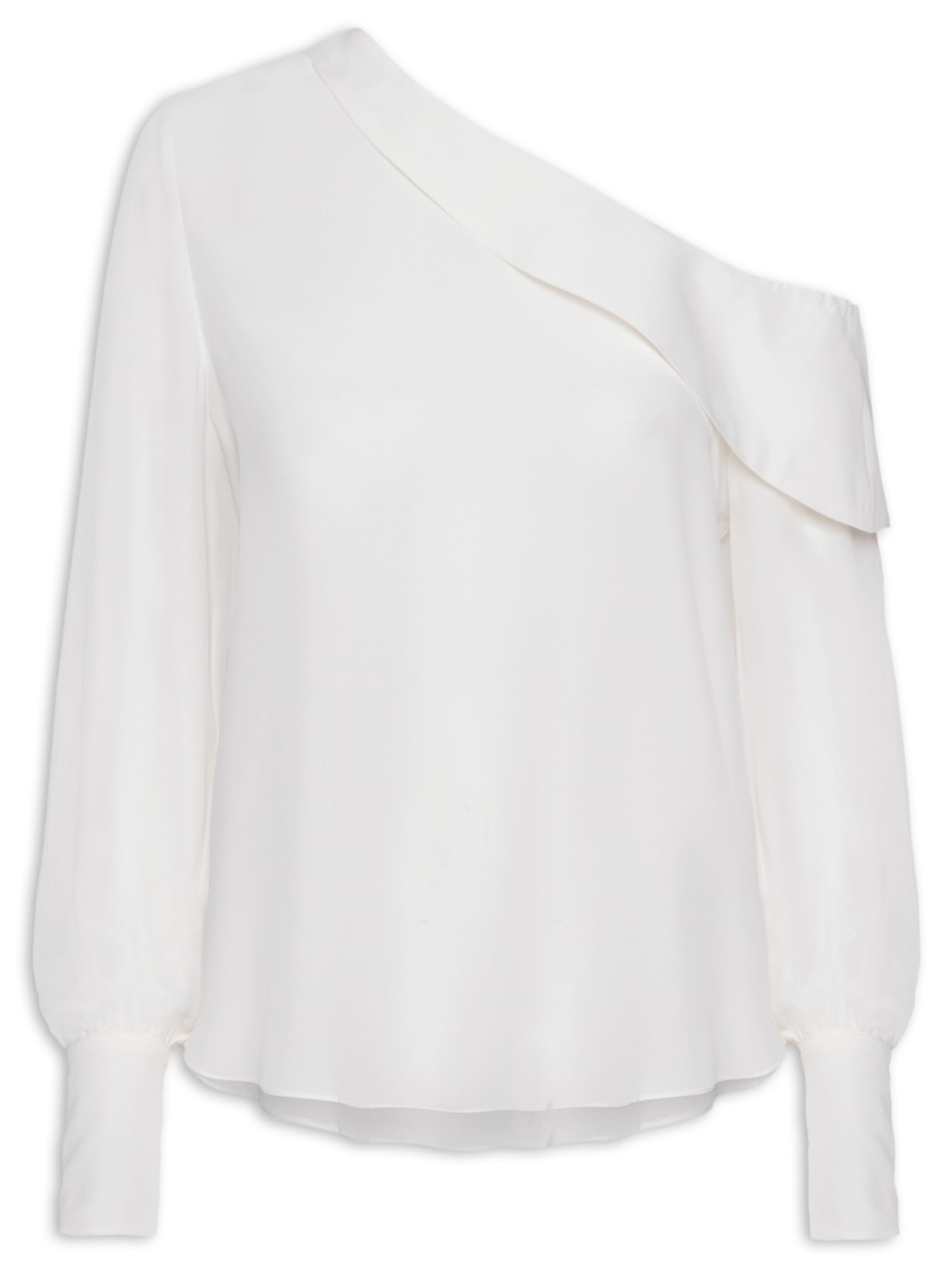 Blusa Feminina Manga Longa Irina - Branco