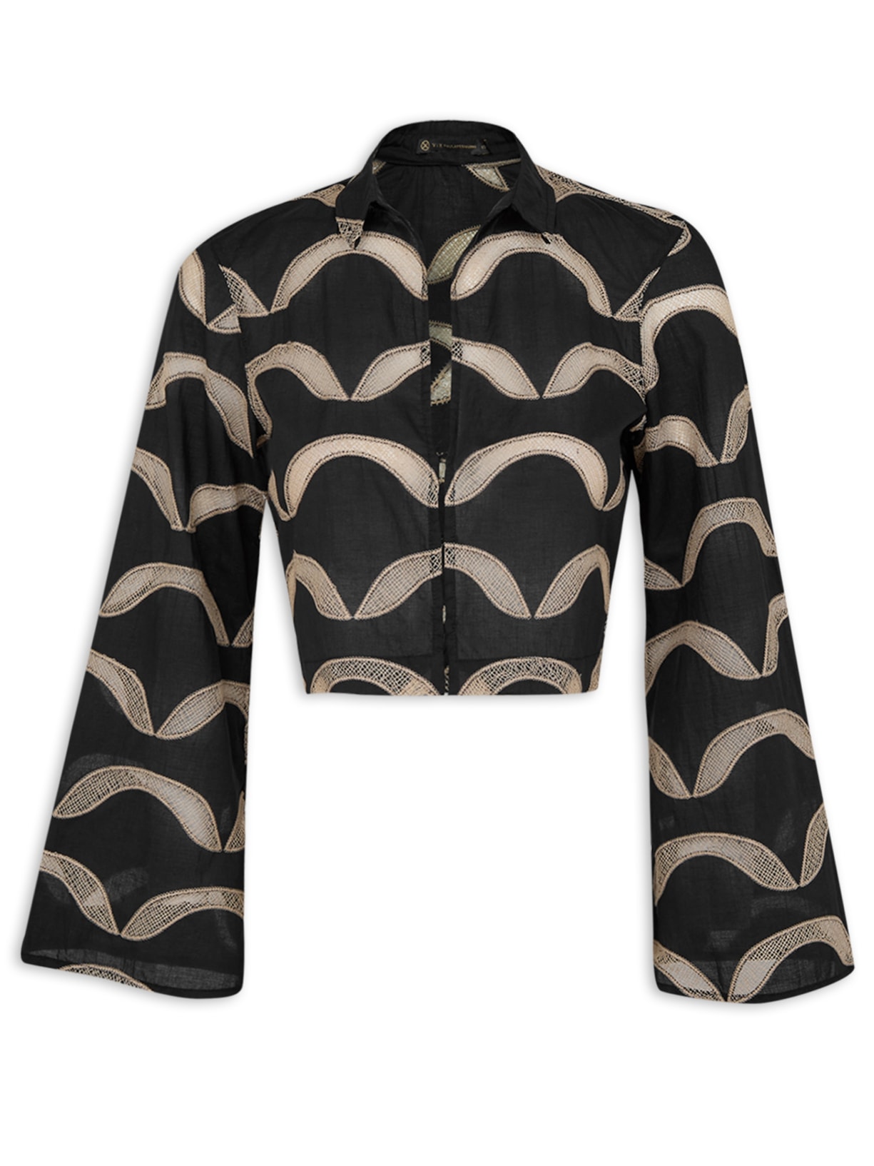 Blusa Feminina Manga Longa Mea - Preto