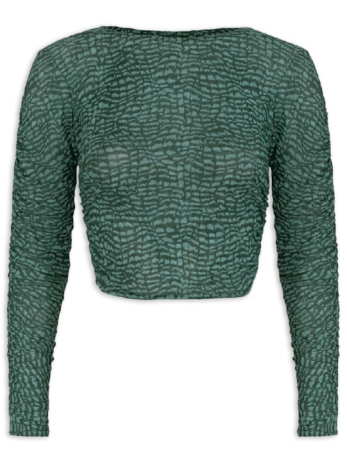 Blusa Feminina Manga Longa Mira - Verde