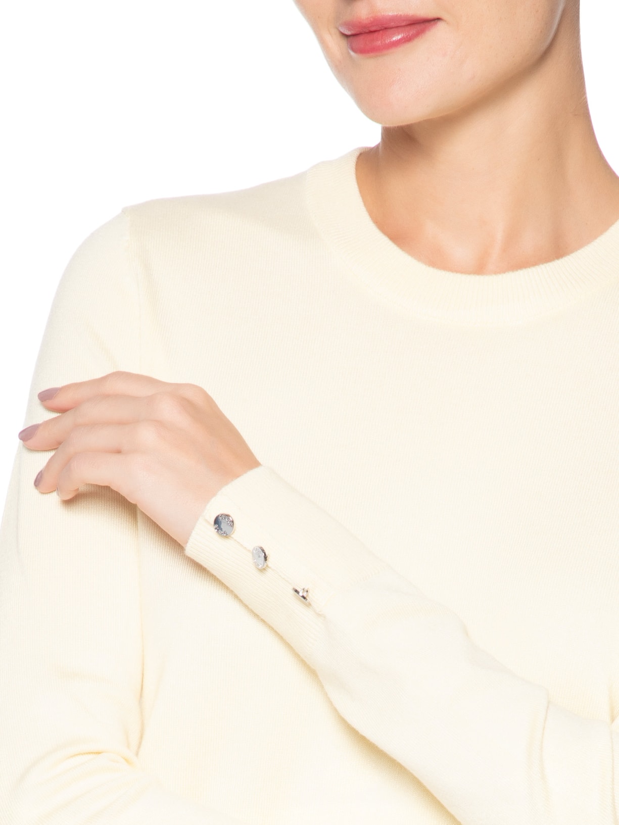 Blusa Feminina Manga Longa Olivia Amarelo Le Lis