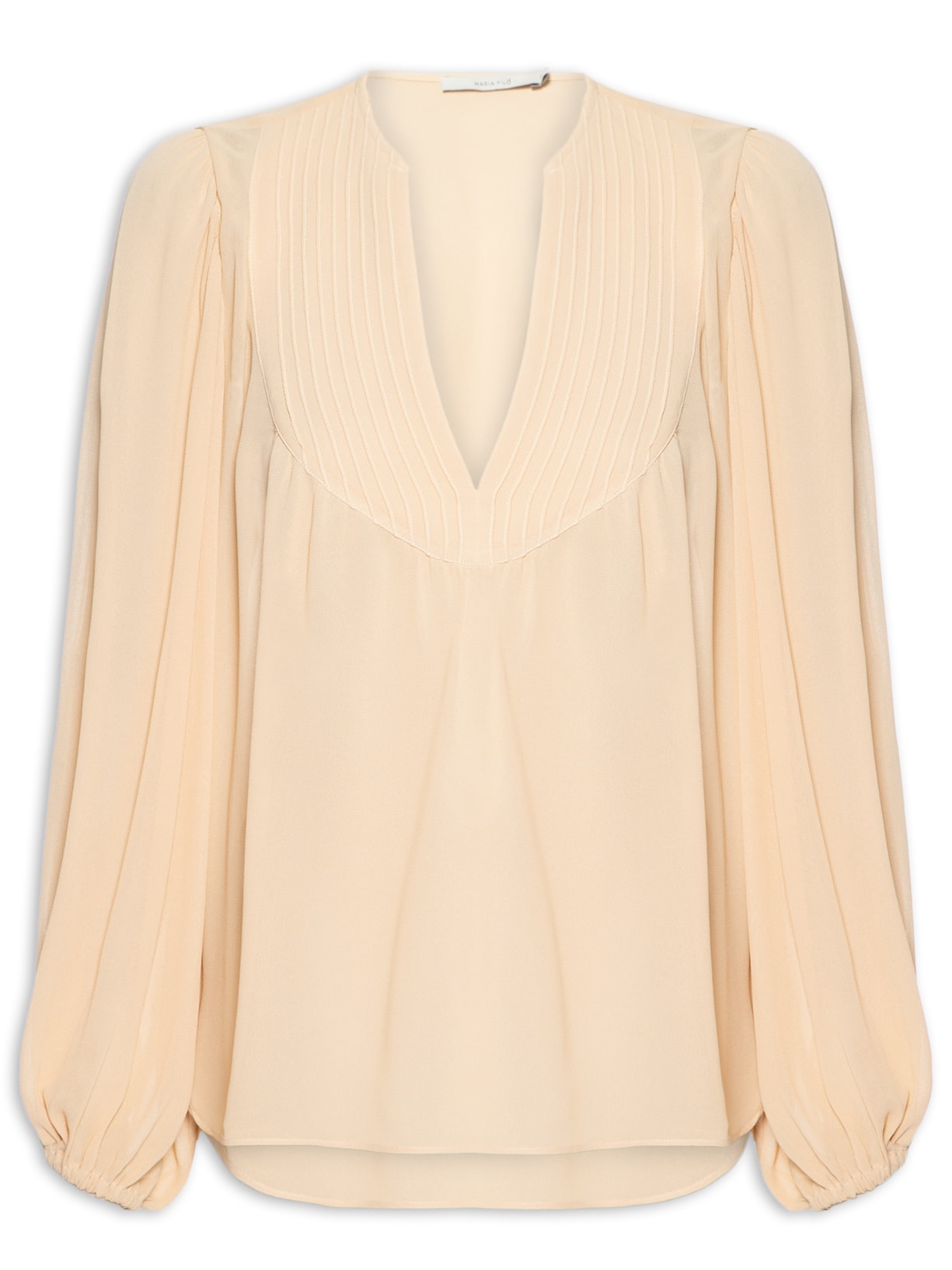 Blusa Feminina Manga Longa Pala Ggt - Bege