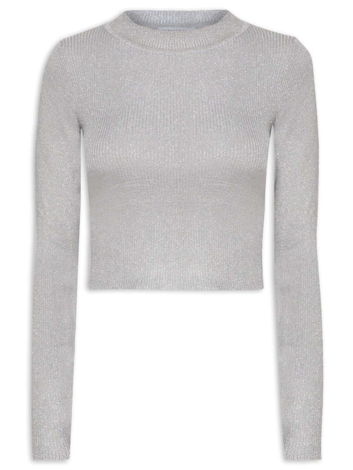 Blusa Feminina Manga Longa - Prata