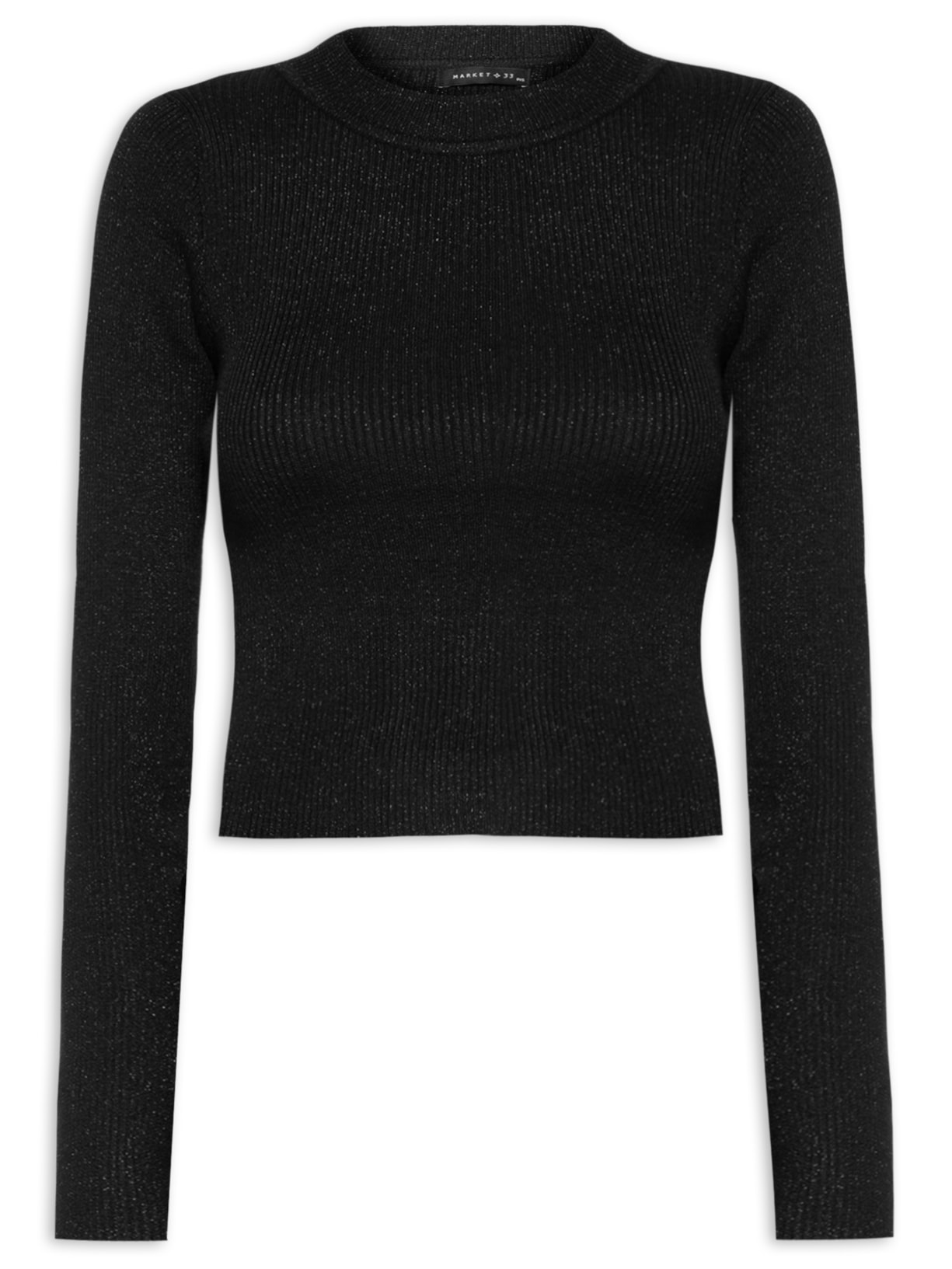 Blusa Feminina Manga Longa - Preto