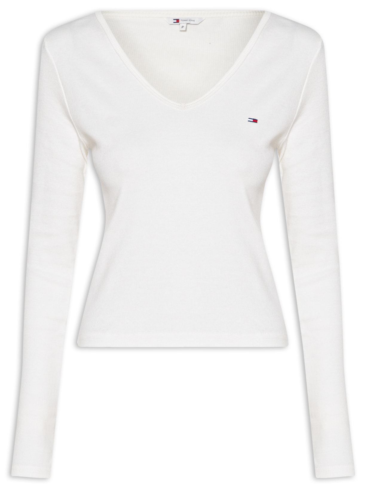 Blusa Feminina Manga Longa Slim Essential - Off White